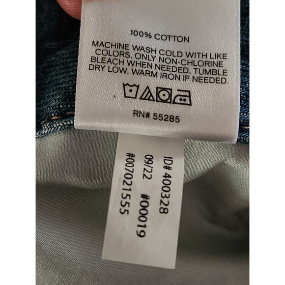 Express Jeans Women's Sz 12R Blue Denim Relaxed Wide-Leg Super High-Rise - Picture 6 of 6